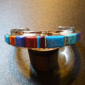 ナバホ Harold・Smith ハロルド・スミス インレイ マルチカラー