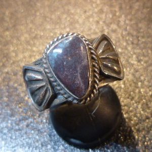 ナバホ Sunshine・Reeves サンシャインリーブス スタンプワーク リング