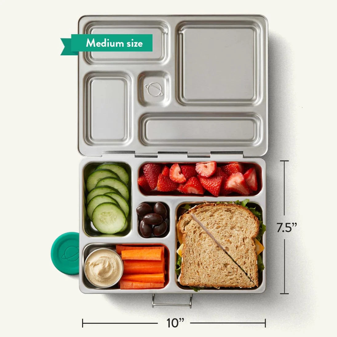 PlanetBox lunchboxes come in 4 different sizes, great for school