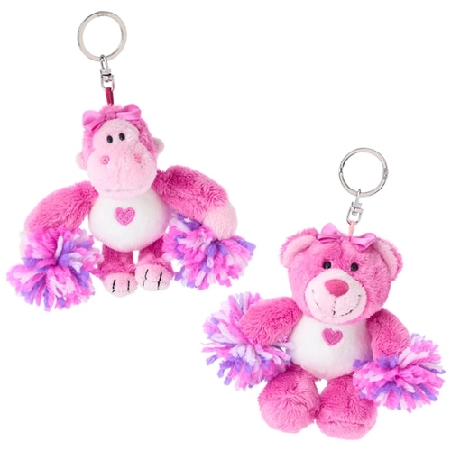 ニキ NICI ぬいぐるみキーリング チアリーダー(ゴリラ): 通常| プラザ