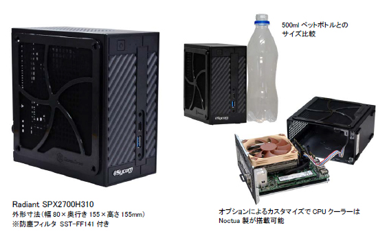 BTOパソコンのサイコム、Mini-STX規格のコンパクトでパワフルな省