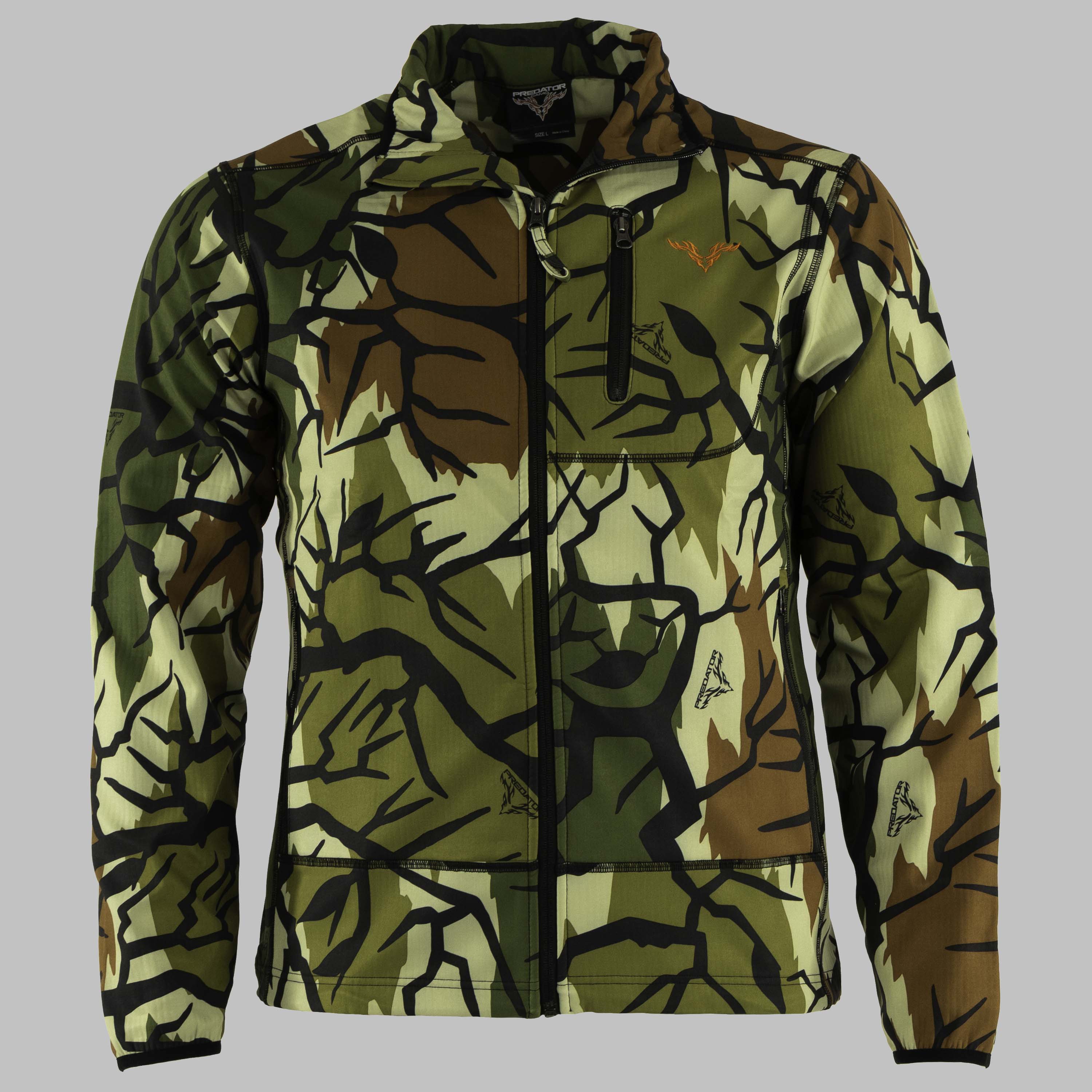 Alpine Jacket | Stretch | Wind Blocker | Midweight | Predator Camo