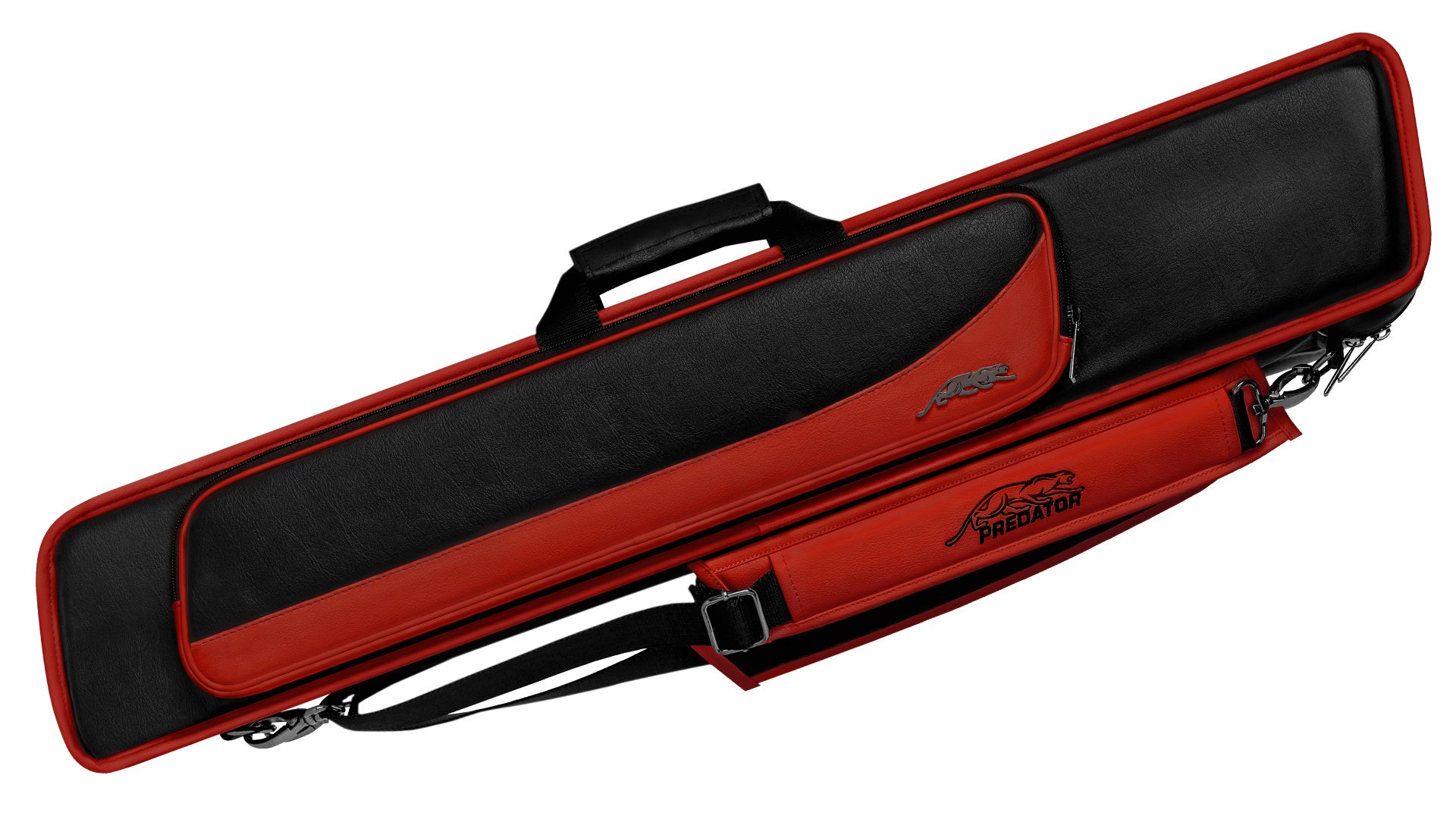 Predator Roadline Black/Red Pool Cue Case - 3 Butts x 6 Shafts