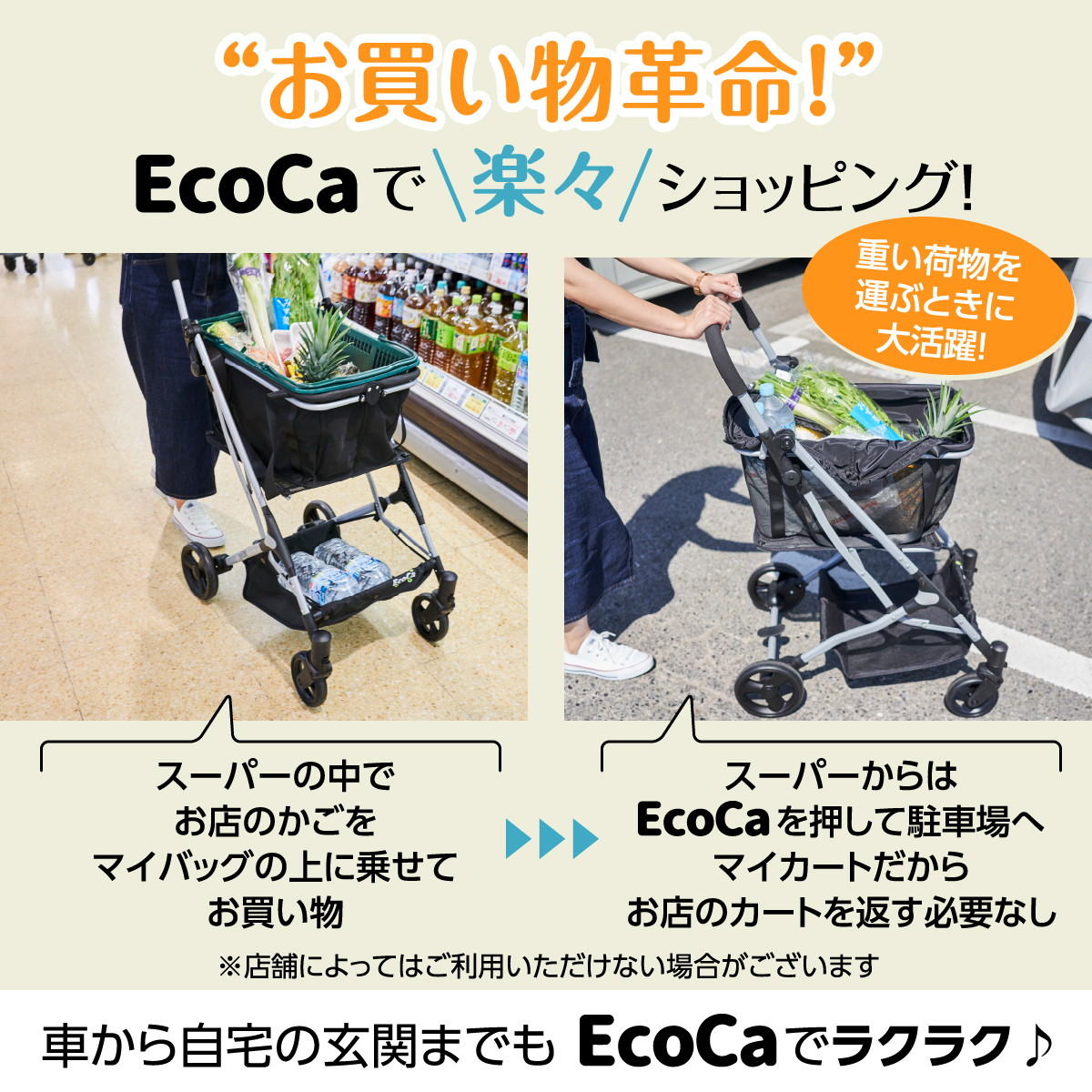 マイバッグ2個セット】Ecoca エコカ (本体+マイバッグ2個) ｜ 株式会社