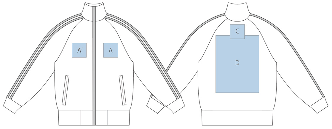 ユナイテッドアスレ199501/7.0オンスジャージラグランスリーブ