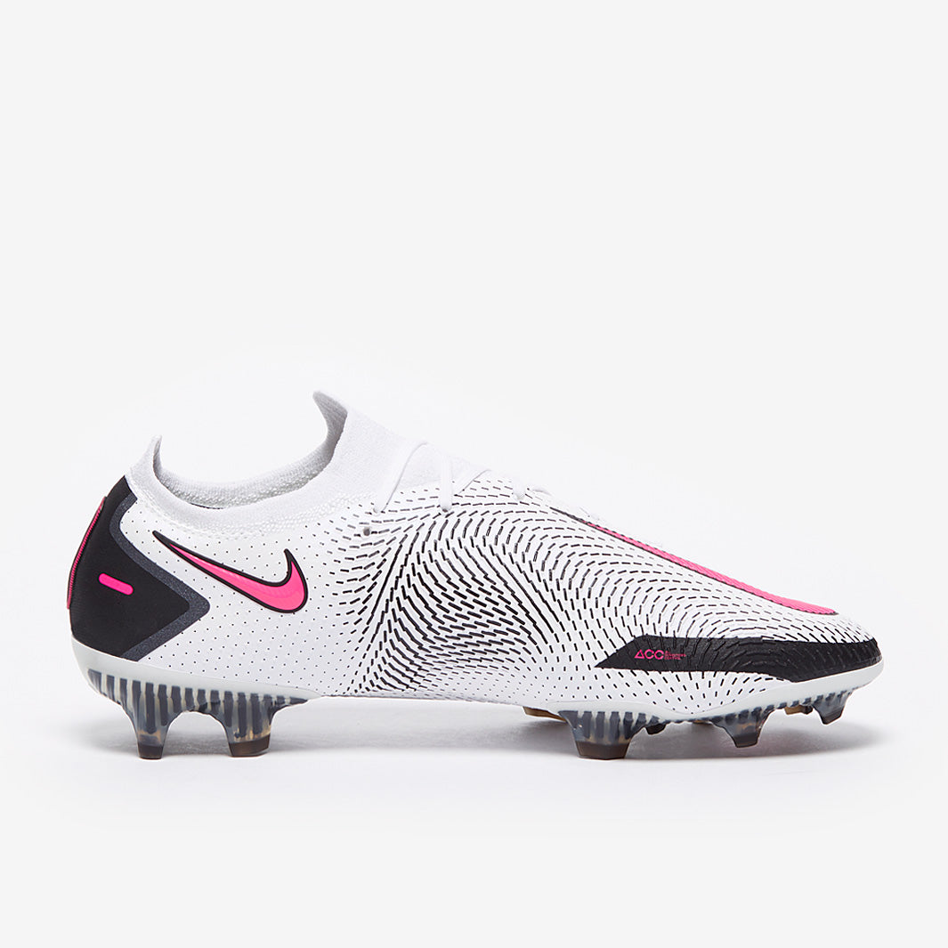 Nike Phantom GT Elite FG - White/Pink Blast/Black - Mens cleats