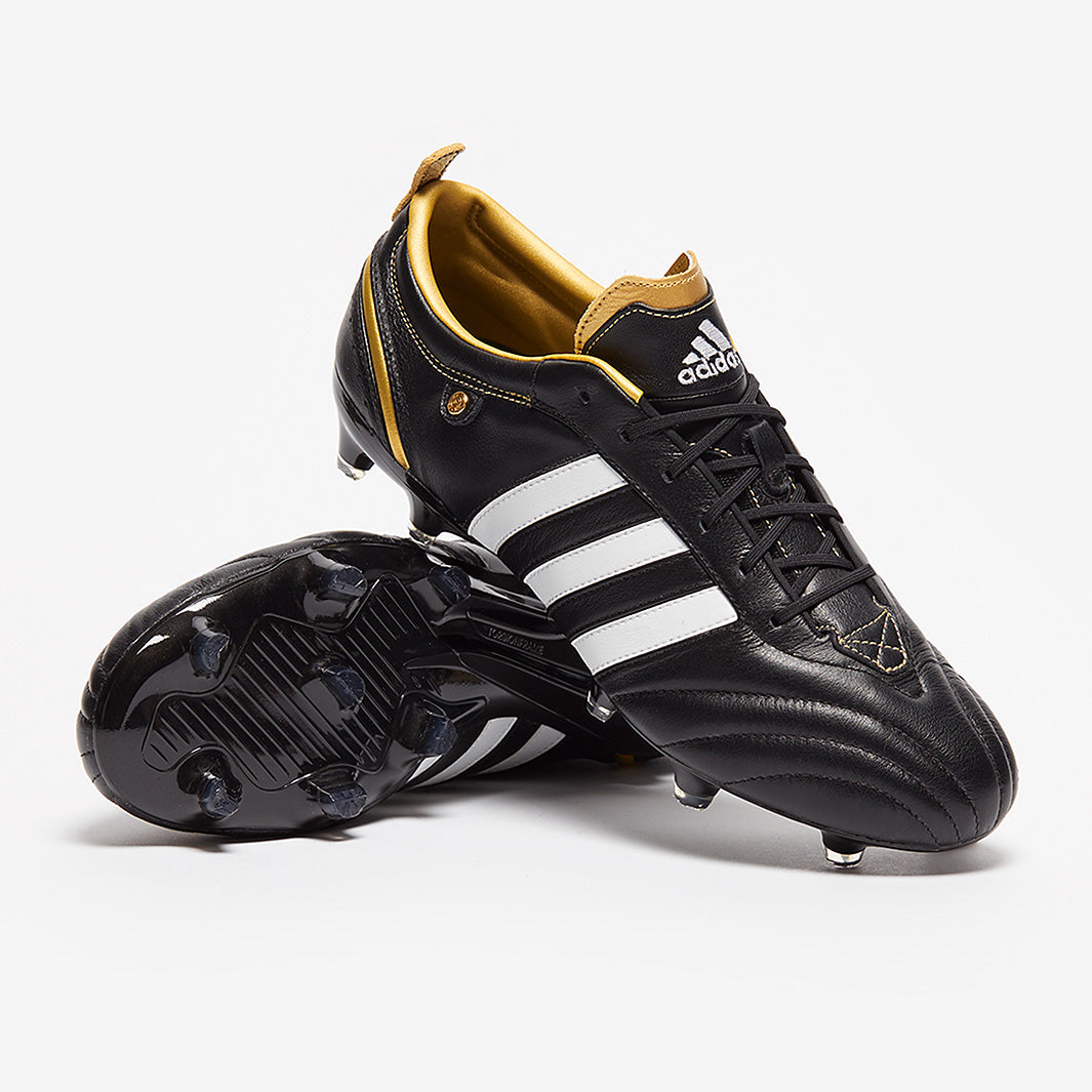 adidas adiPure FG - Core Black/Zero Metallic/Gold Metallic - Mens