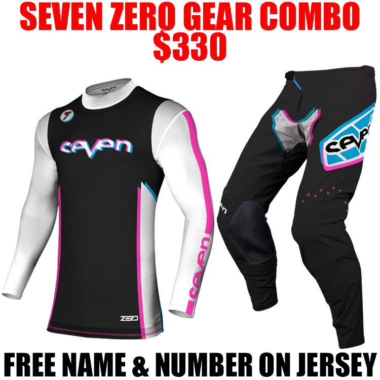 2025 SEVEN ZERO ALTER GEAR COMBO BLACK - Pro Style MX