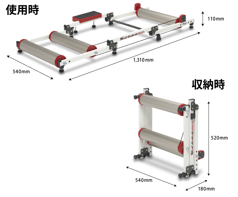 MINOURA（ミノウラ）MOZ-Roller（モッズローラー） 3本ローラー台【脱