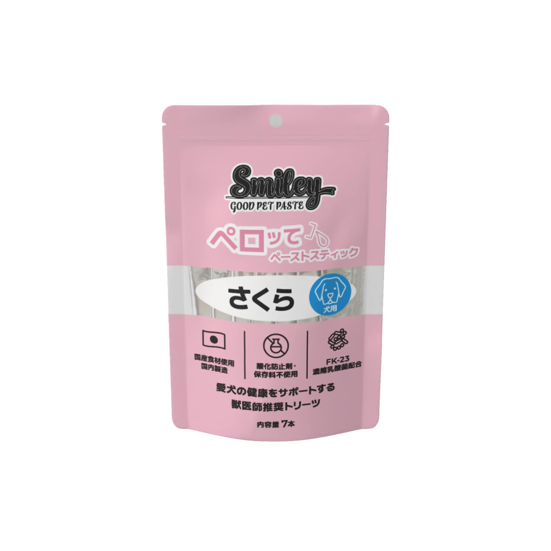 Smiley 犬用ペロッて さくら 7本入/36本入|株式会社QIX