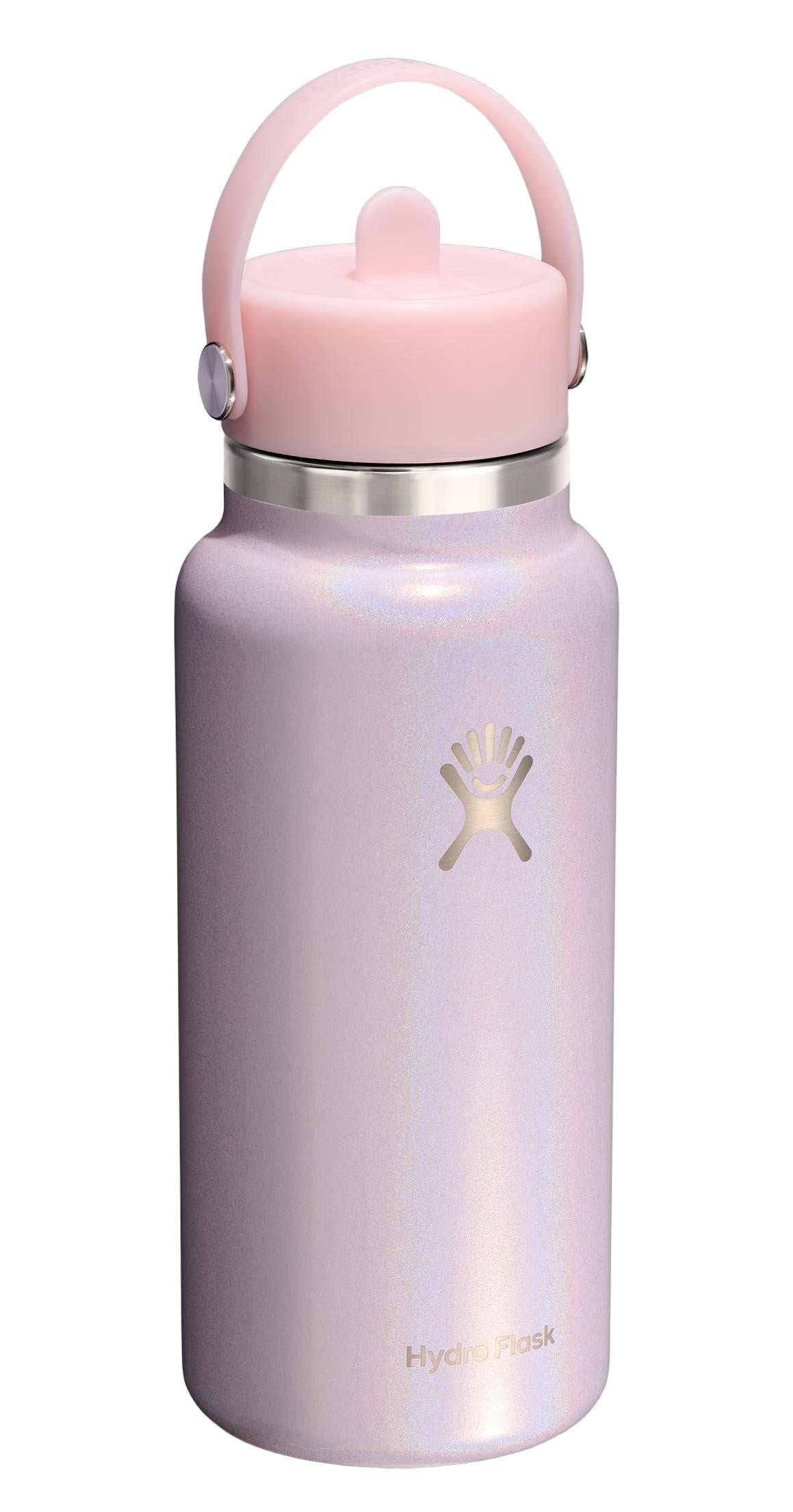 32oz Wide Flex Straw Glimmer Pink – Quarks Shoes