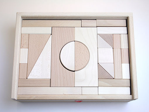 木のおもちゃ カルテット / アルビスブラン 積木（小）｜スイス