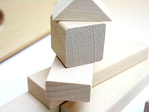 木のおもちゃ カルテット / フレーベル積木 小｜デュシマ社 正規品