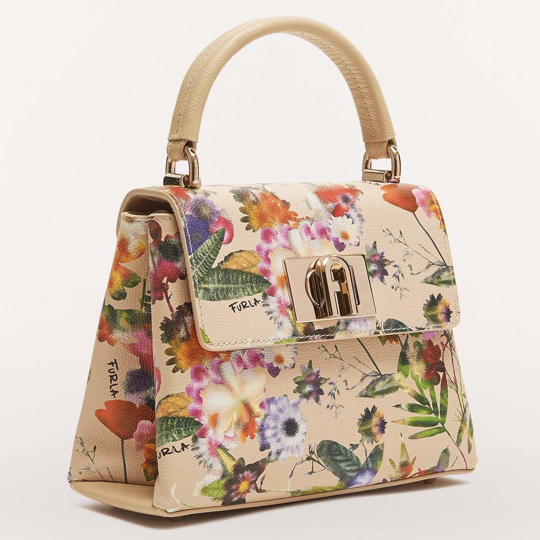 Furla 1927 Top Handle Mini Bag in Toni Ballerina Floral - Queen
