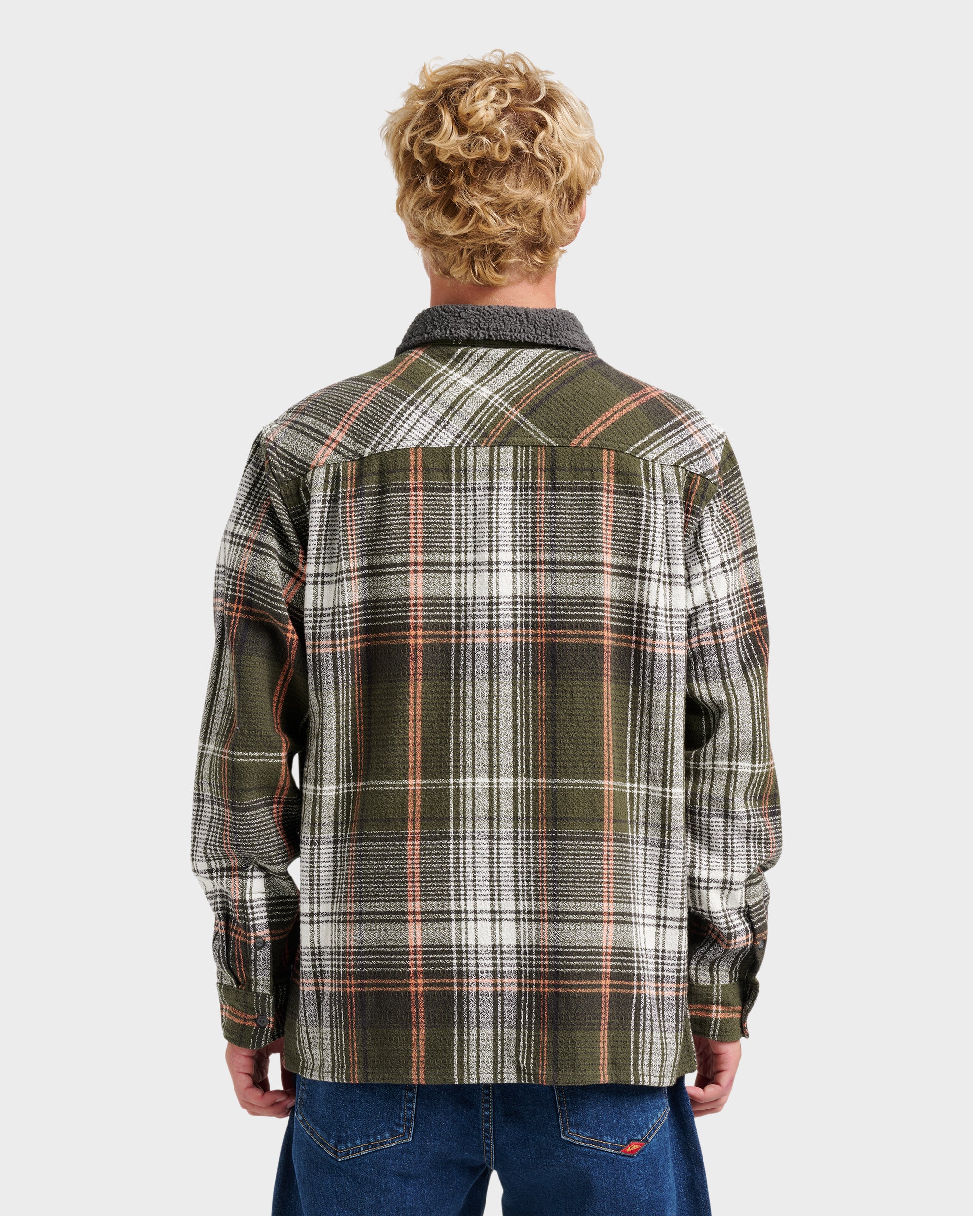 Campo Zip Flannel Shirt - Grape Leaf | Quiksilver
