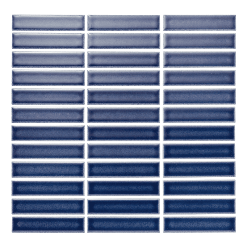 水彩タイル ボーダー ティールブルー（シート） | WL-TL009-03H-G141