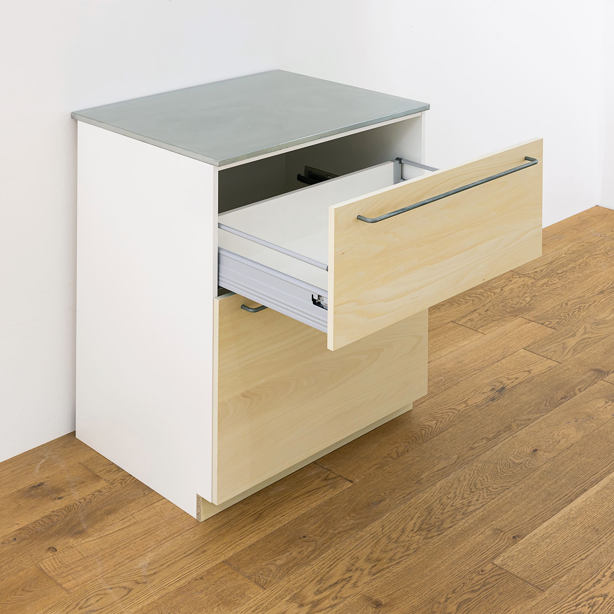 木製キッチンカウンター 引き出し | KB-KC023-15-G183 | キッチン収納