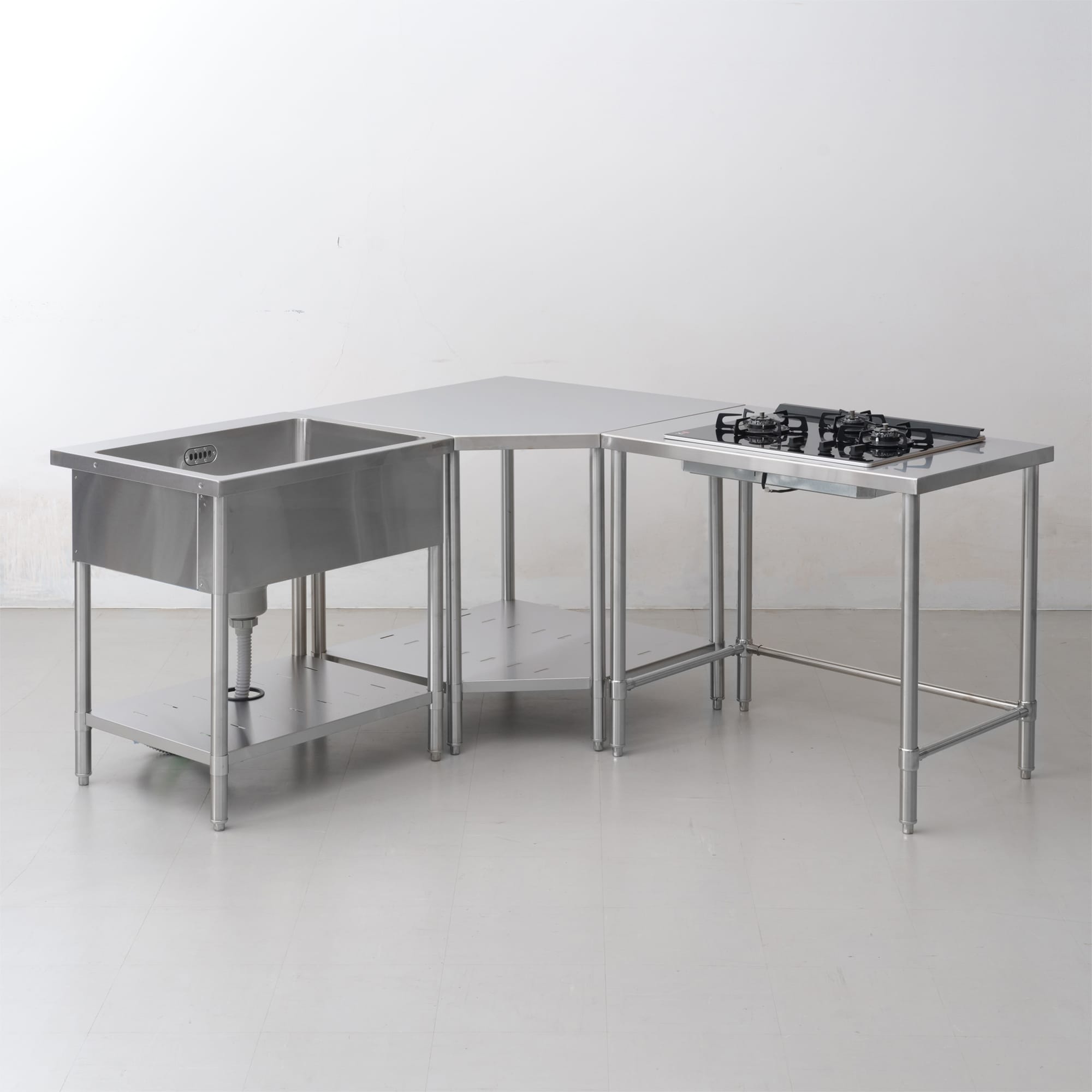 ステンレス 業務用 作業台 引戸 大型 業務用キッチン 調理台 引き戸