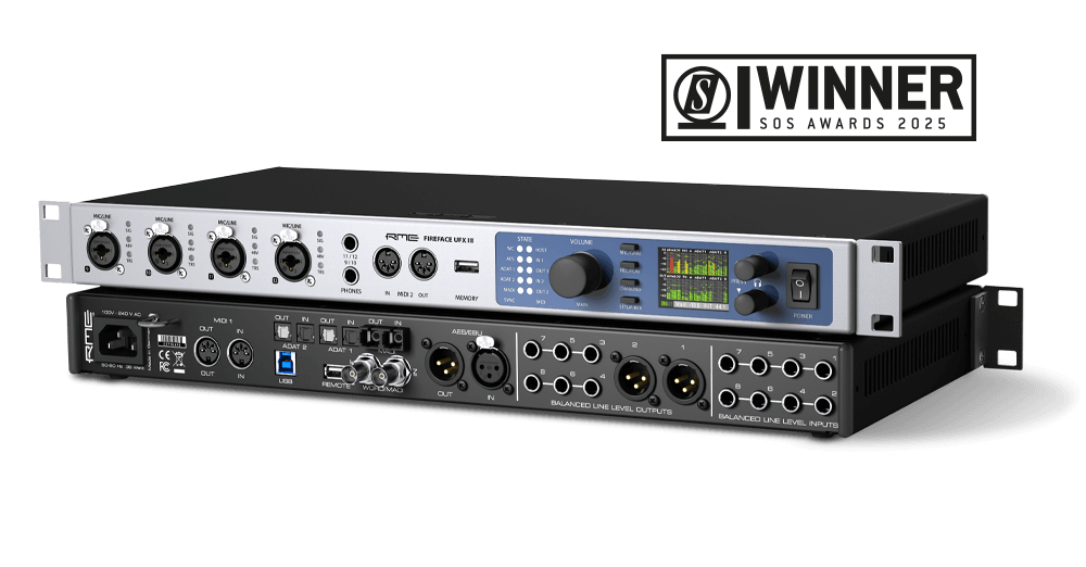 Fireface UFX III | High-end USB Audio Interface - rme-usa.com