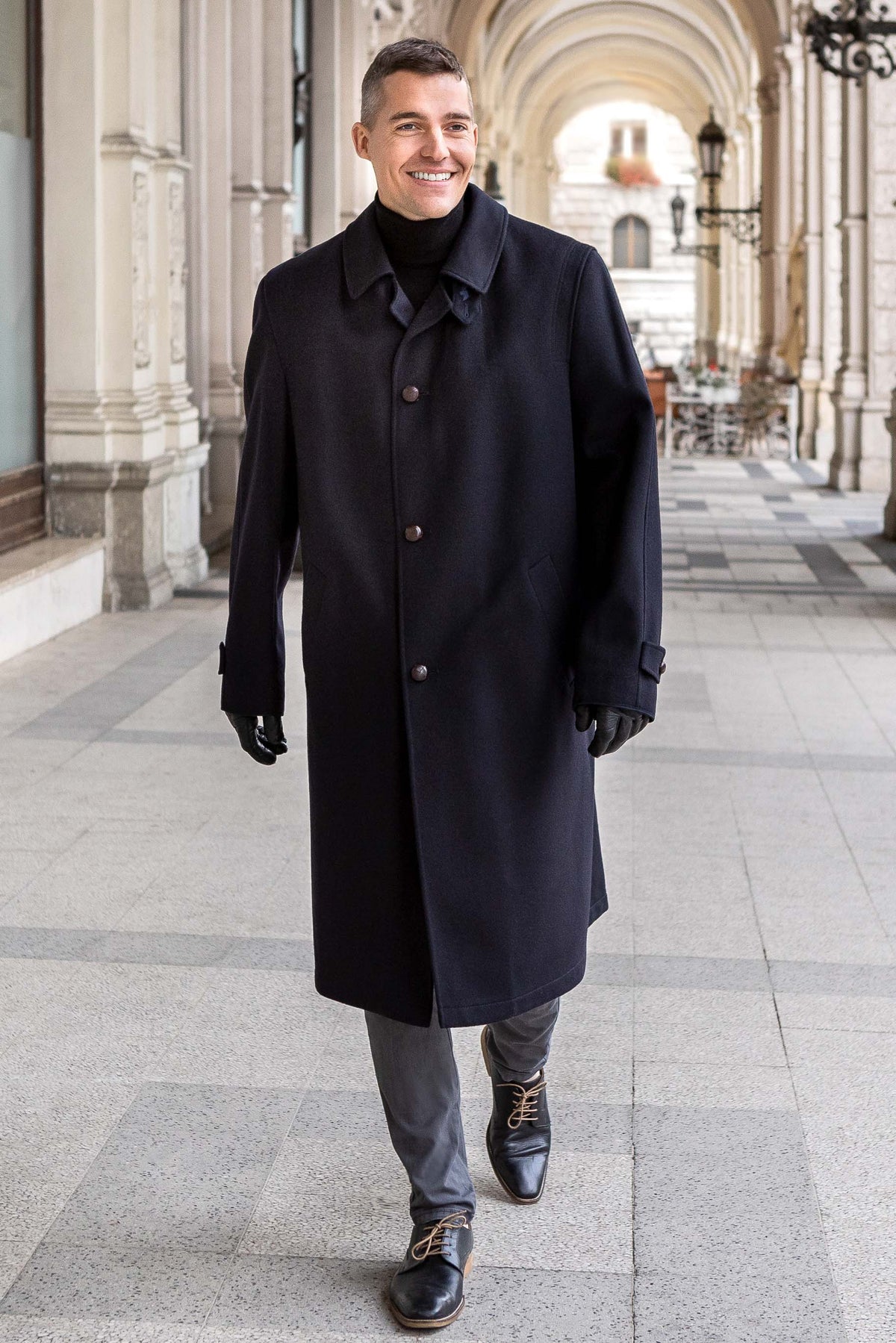 Full Length Long Wool Overcoats for Men's and Women's - Robert W