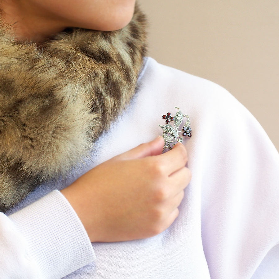 SV ガーネット＆マルカジット Red Fruitブローチ – 碌山ショップ