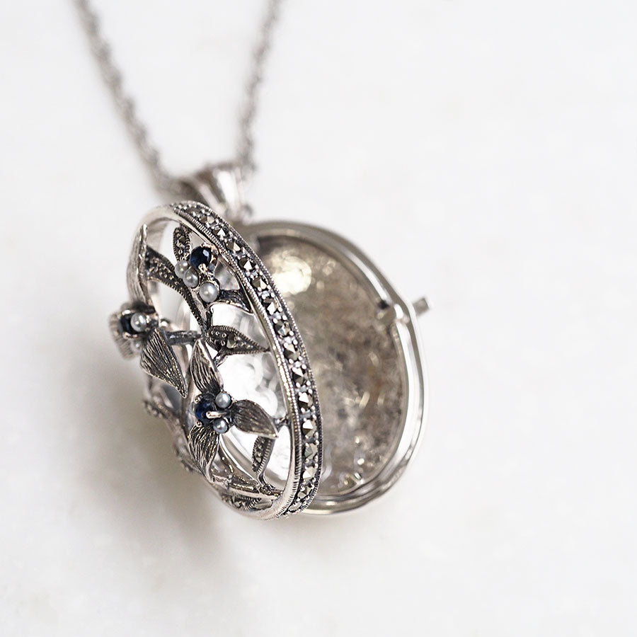 SV サファイア＆シードパール リリーロケットペンダント – 碌山ショップ