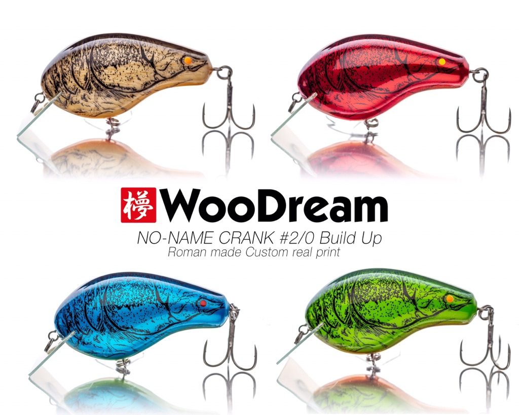 NO-NAME CRANK #2/0 Build Up ロマンメイドカスタム リアルプリント