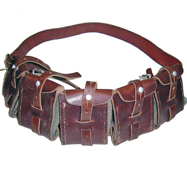 VINTAGE Swedish Bandolier Leather Ammo Pouch スウェーデン軍