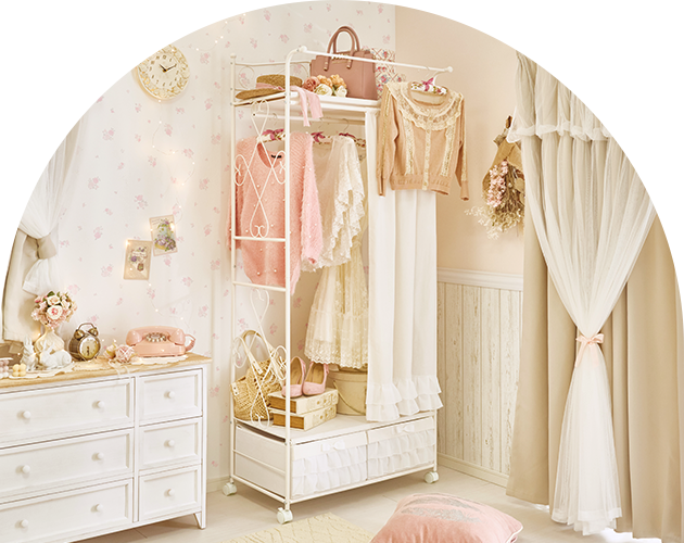 Milk tea time｜かわいい姫系インテリア家具・雑貨の通販｜ロマプリ