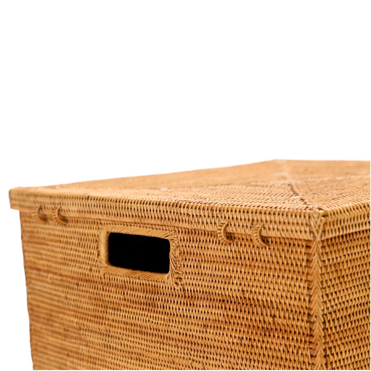 リビングボックス四角蓋付き (BOX398) Rosily(ロージリー) バリ島 アタ