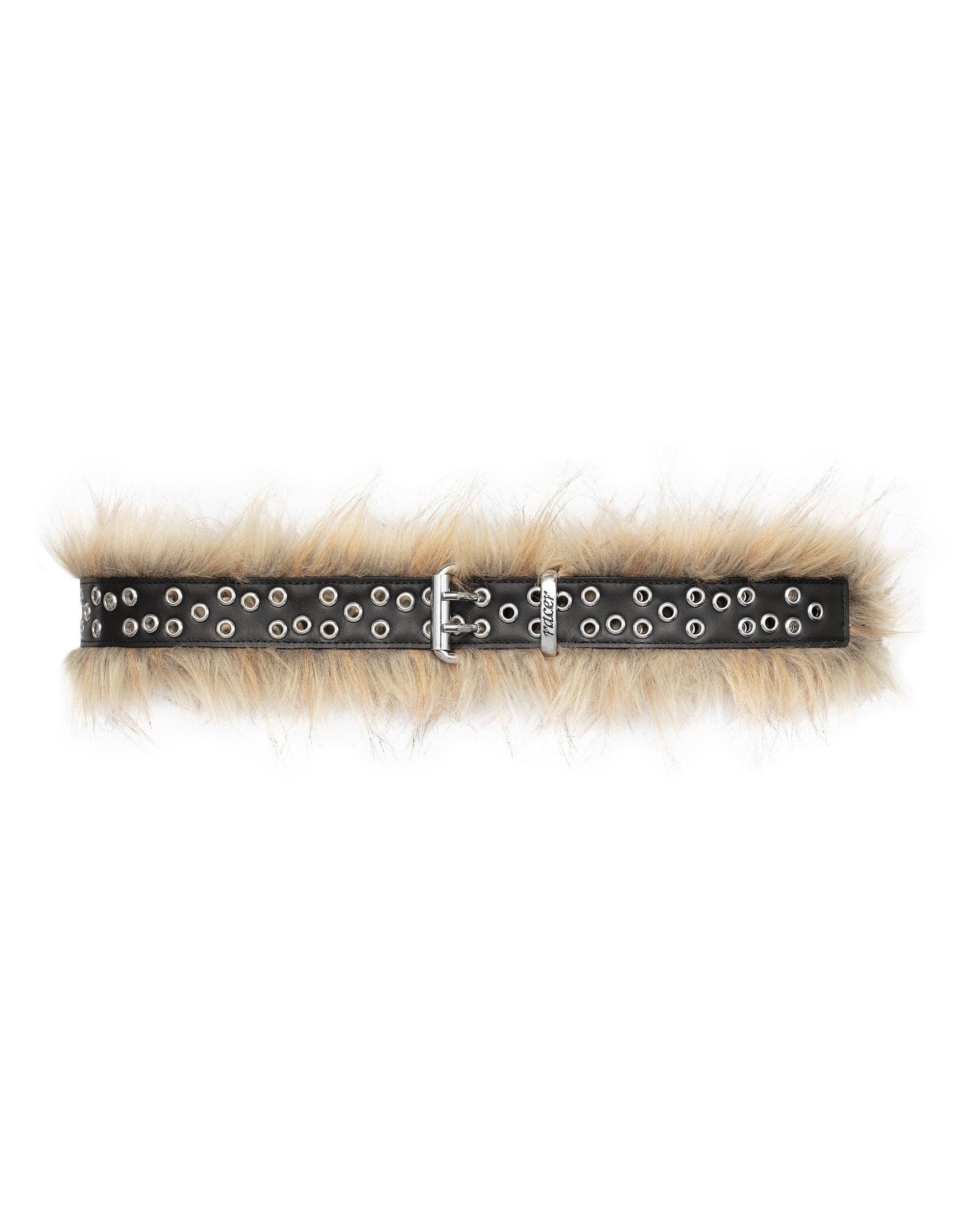 Fur Leather Belt – Racer Worldwide