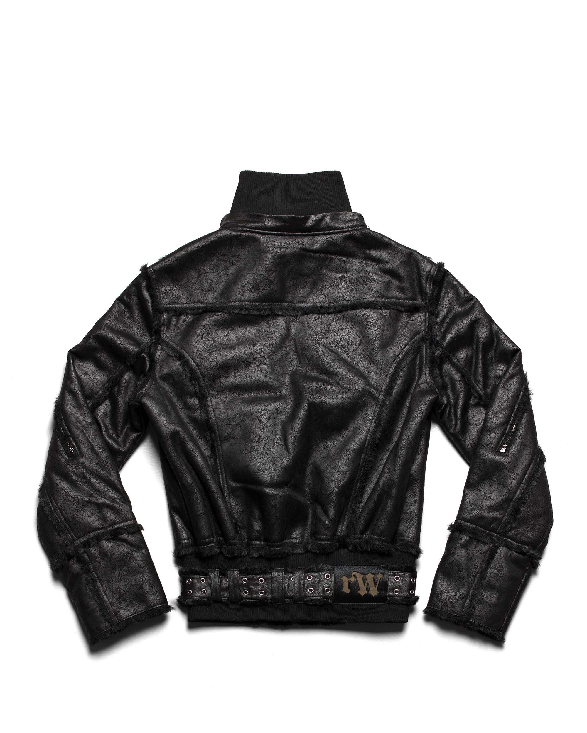 Black Sheepskin Jacket – Racer Worldwide