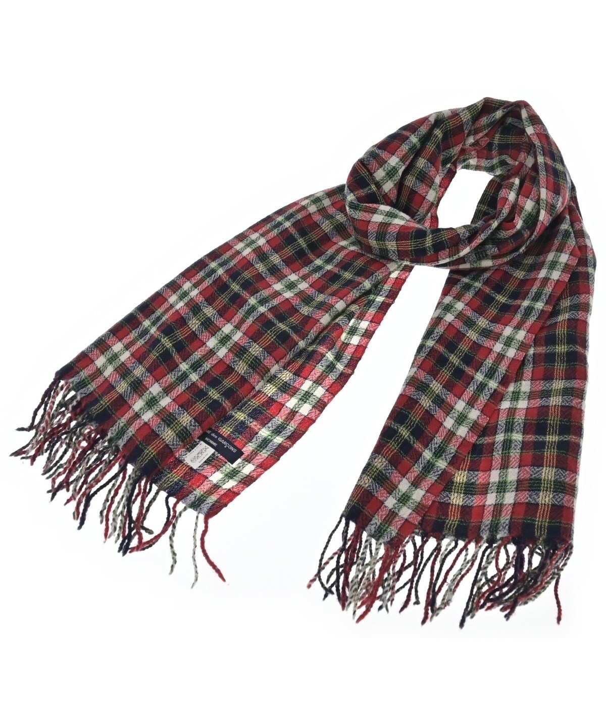 コムデギャルソンオム 1998AW ボーダーマフラー 田中オム