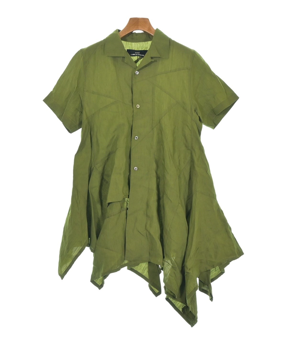 tricot COMME des GARCONS（トリココムデギャルソン）ブラウス 緑