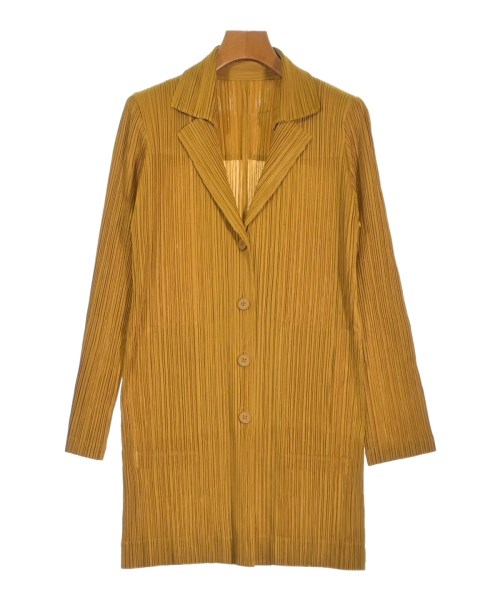 PLEATS PLEASE（プリーツプリーズ）カジュアルジャケット 黄 サイズ:3