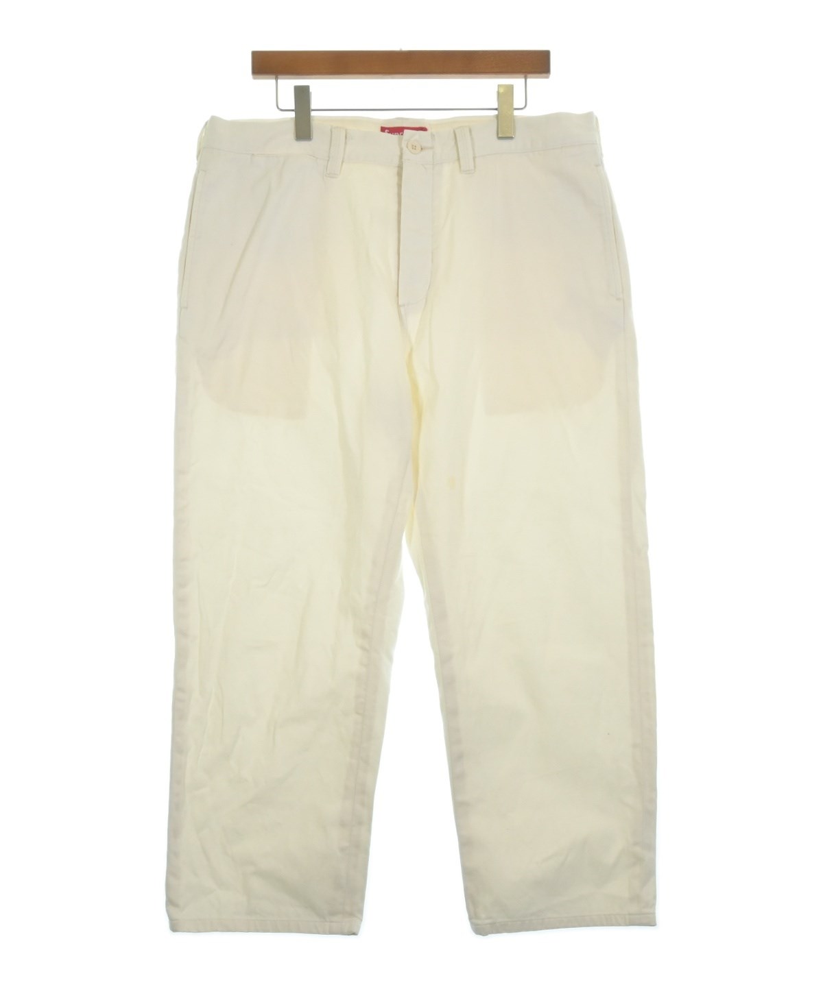 Supreme（シュプリーム）チノパン 白 サイズ:36(XXL位) メンズ