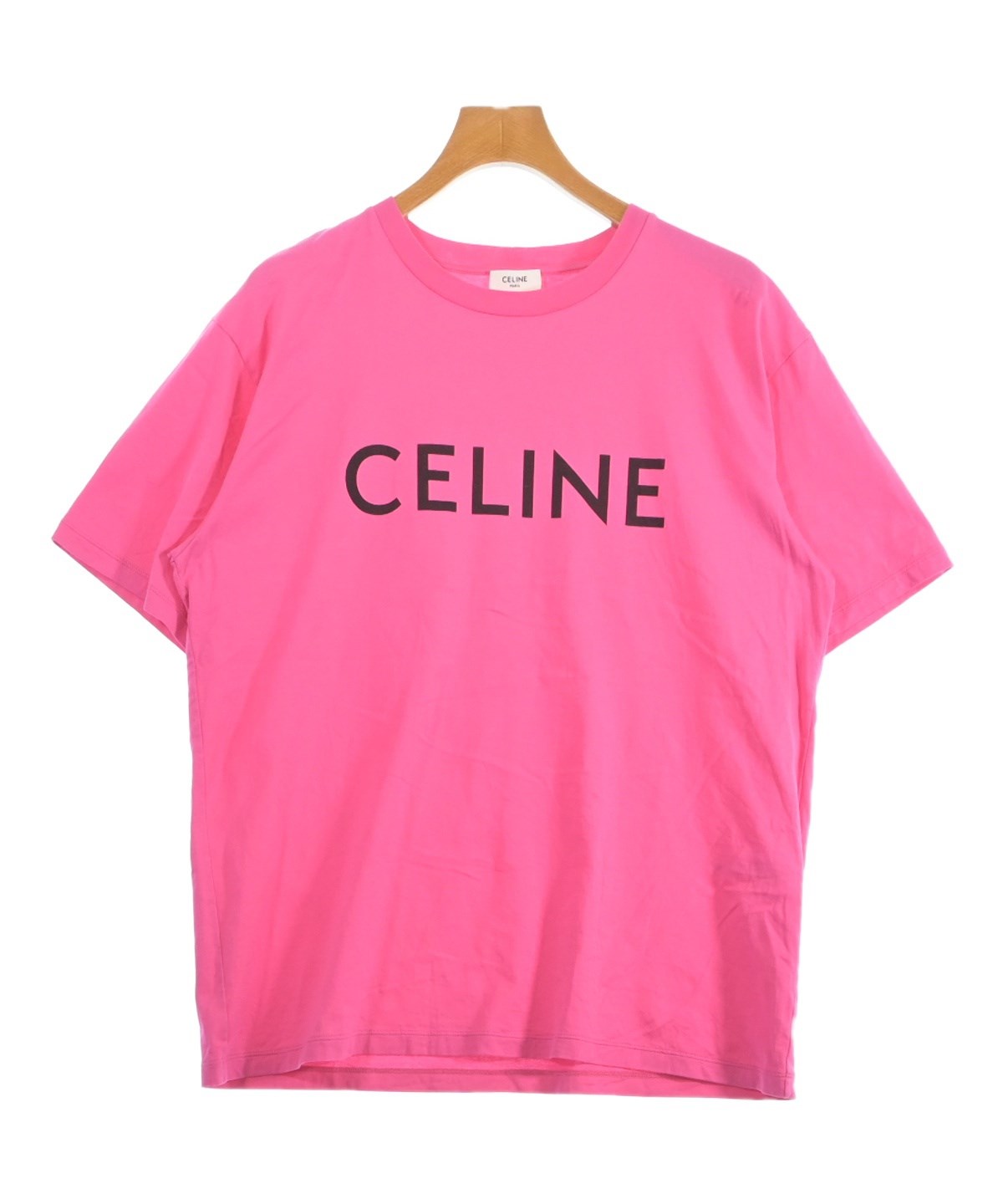 CELINE（セリーヌ）Tシャツ・カットソー ピンク サイズ:M メンズ