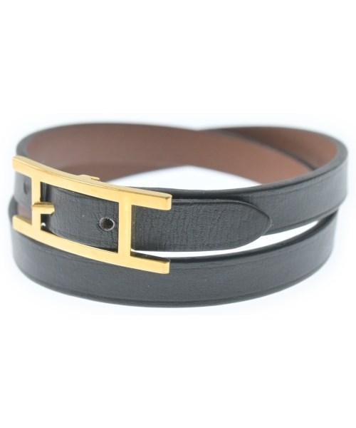 HERMES（エルメス）ブレスレット・バングル 黒 サイズ:- レディース