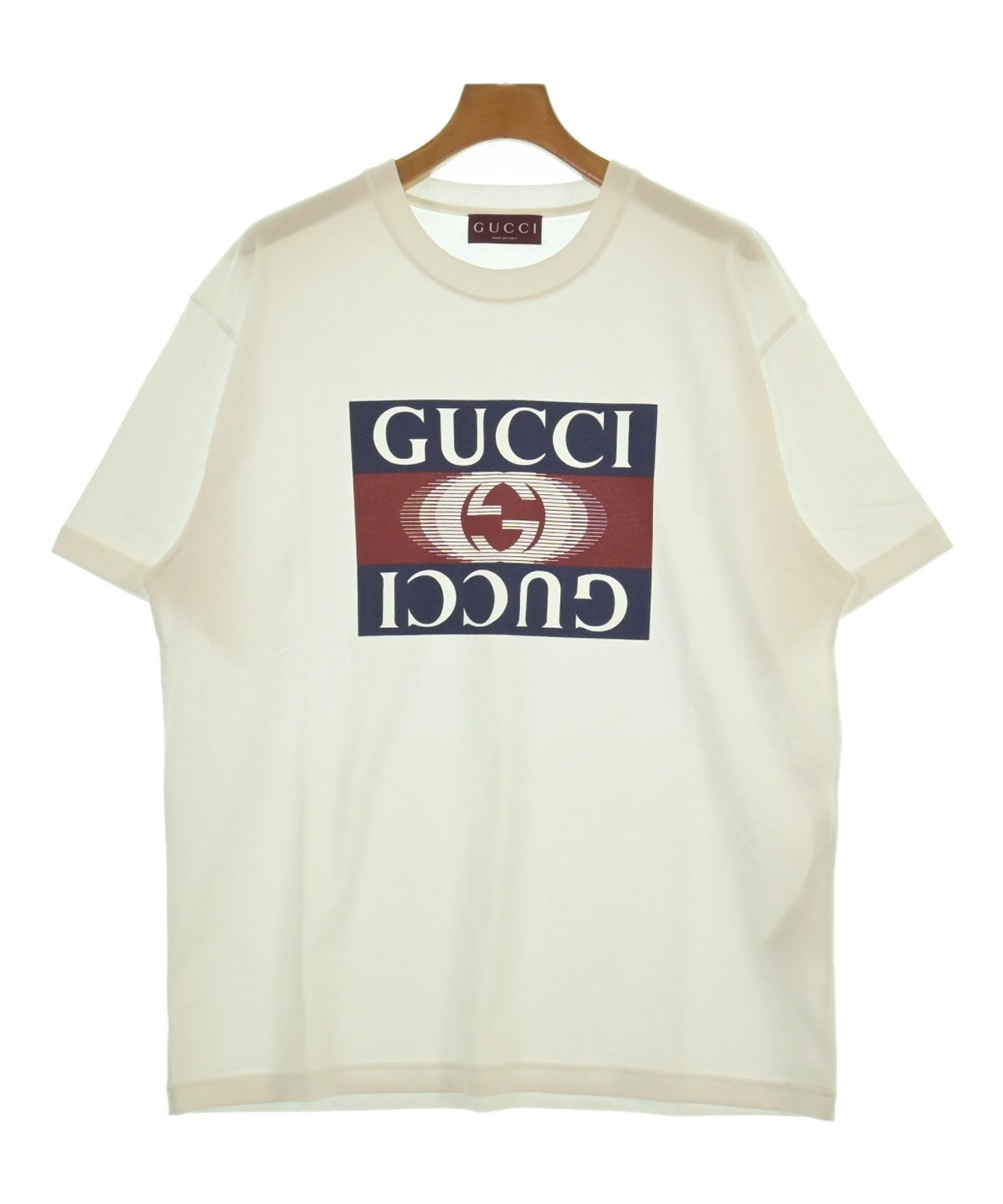 GUCCI（グッチ）Tシャツ・カットソー 白 サイズ:XL メンズ