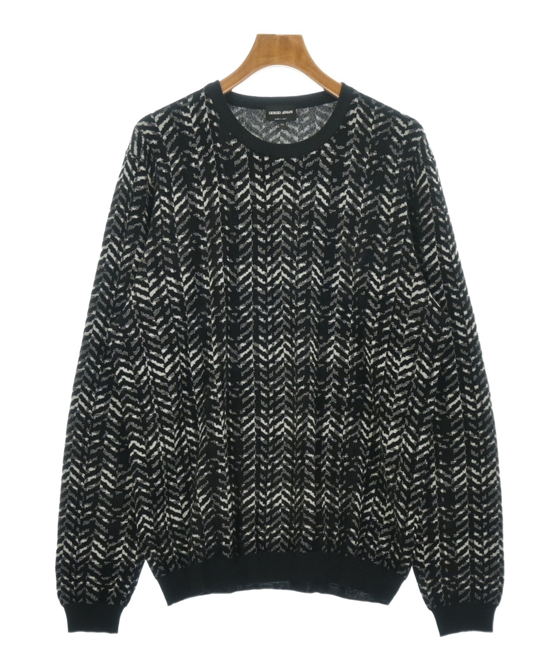 GIORGIO ARMANI（ジョルジオアルマーニ）ニット・セーター 黒 サイズ