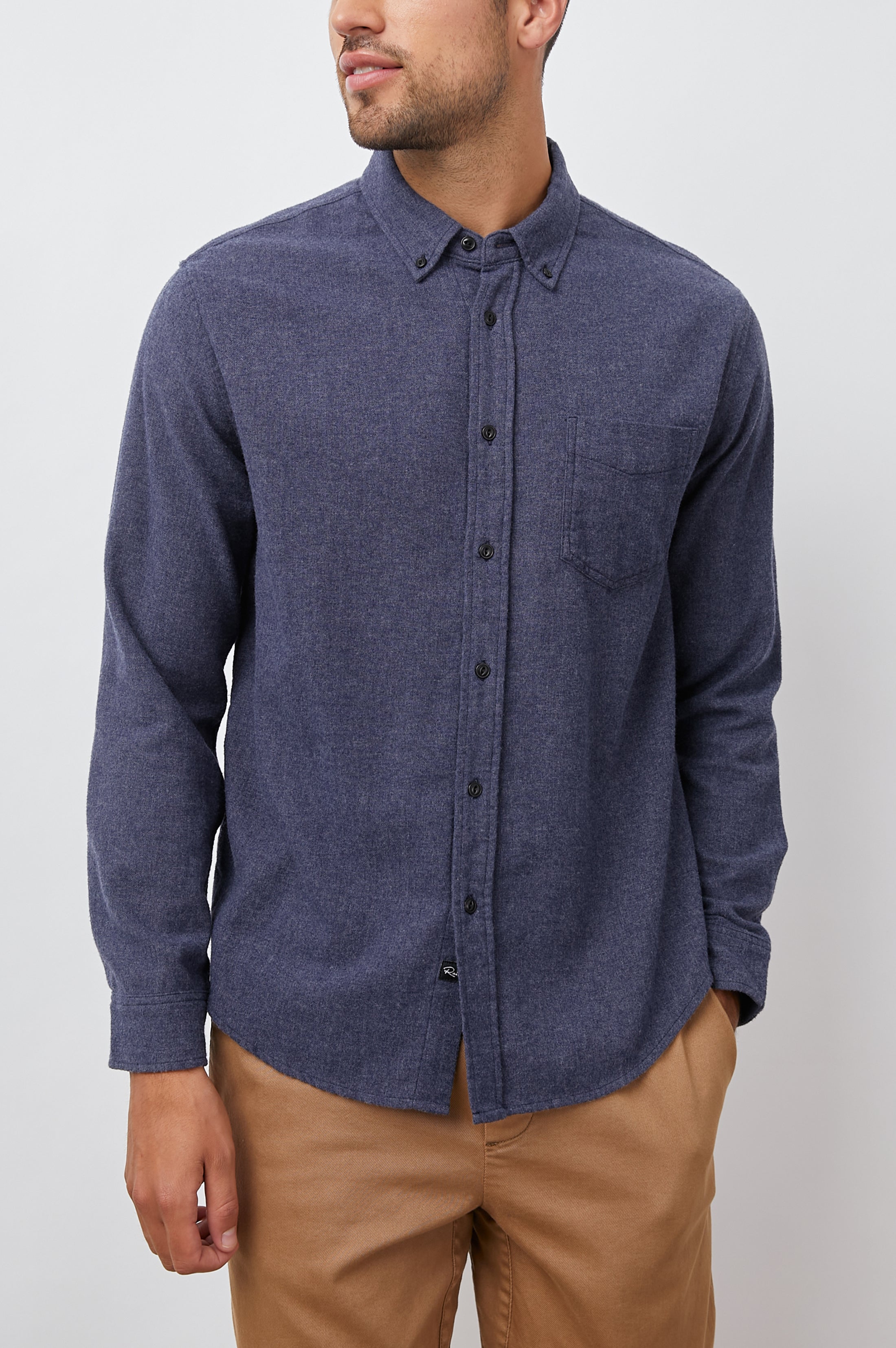 RUNSON SHIRT - HEATHER BLUE – Rails