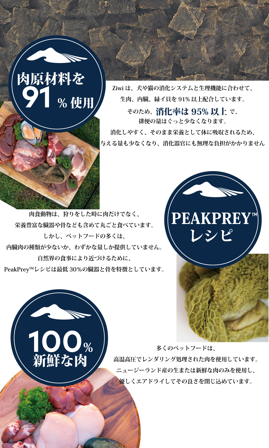 楽天市場】ジウィピーク ZIWI Peak ウェットドッグフード トライプ