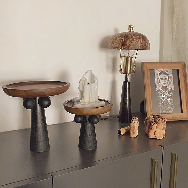 楽天市場】【 在庫一掃SALE 】 コンポート 皿 木製 ウッド 北欧