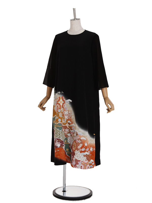 楽天市場】【レンタル】留袖ドレス 11号 正絹 Aラインワンピース 道長