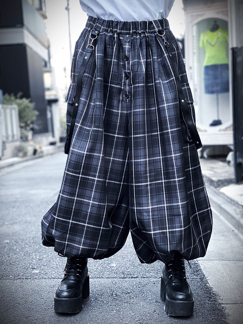 BLACKCOMMEdesGARCONS ショートサルエル　黒ギンガムチェック 楽天市場】コムデギャルソン ギンガム パンツの通販