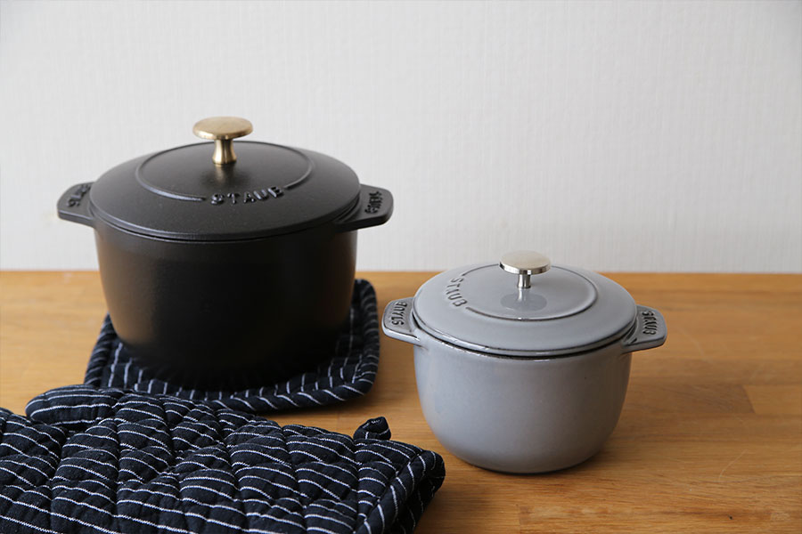 staub(ストウブ） ラ・ココット de GOHAN M ホーロー鍋16cm/1.8L