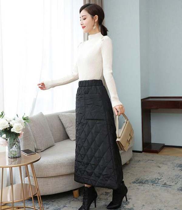 楽天市場】スカート 中綿スカート 秋冬 レディース Aライン