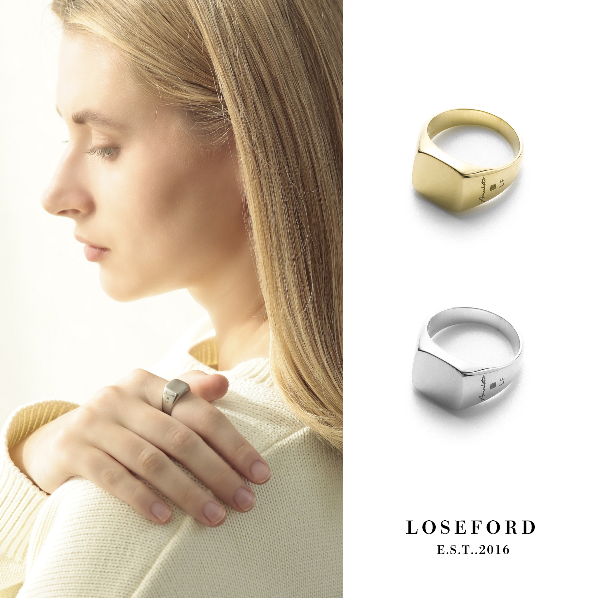 楽天市場】【LOSE FORD 公式】 シグネットリング 指輪 印台 印台リング