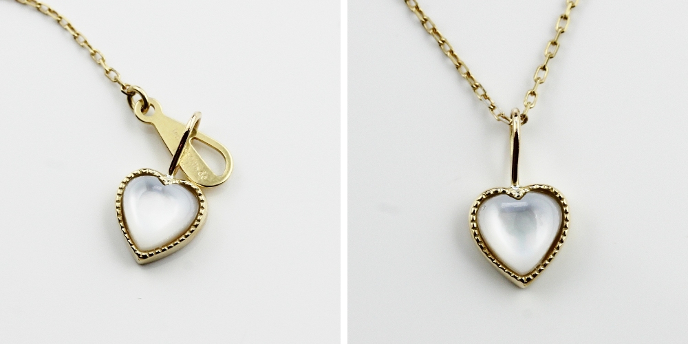 楽天市場】【日本製 18金 華奢ペンダントトップ】白蝶貝