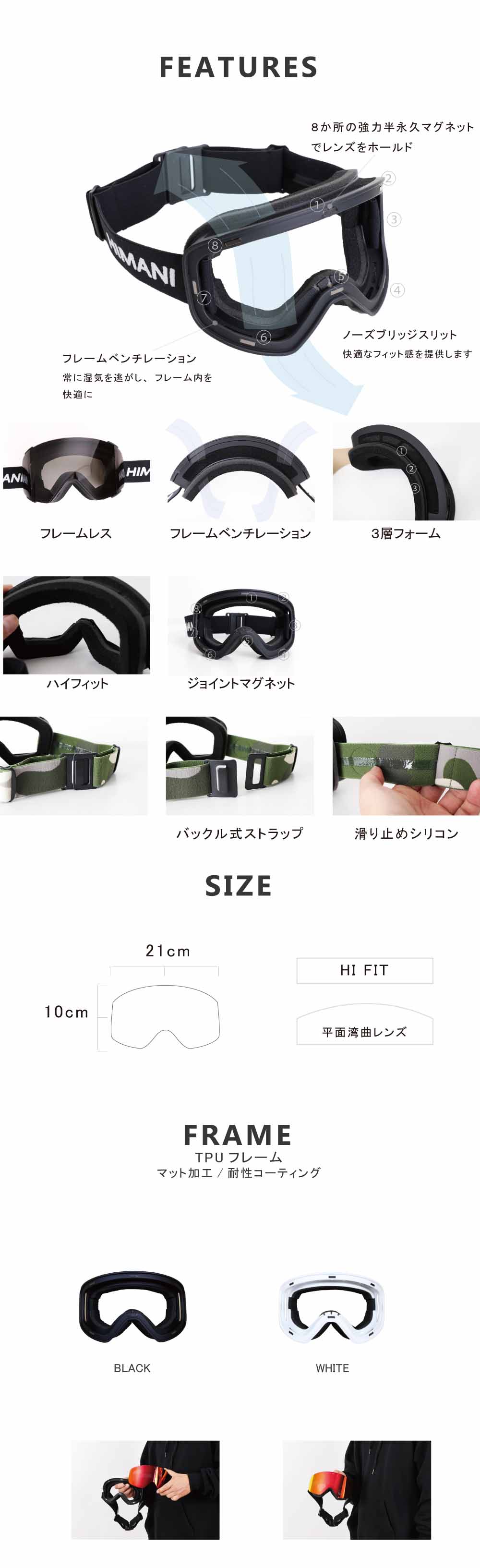 FLSS MG DX MODEL/ハイマニゴーグル FLSSMGDXモデル/himani-flssmgdx